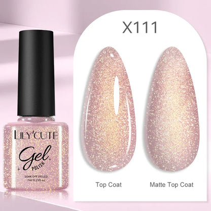 LILYCUTE 129 Colors Nail Gel Polish