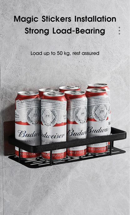Bathroom Storage - No Drill - Wall Mount - Corner Shelf