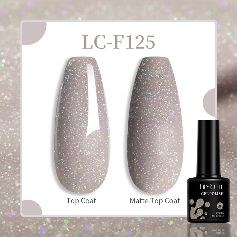 LILYCUTE 129 Colors Nail Gel Polish