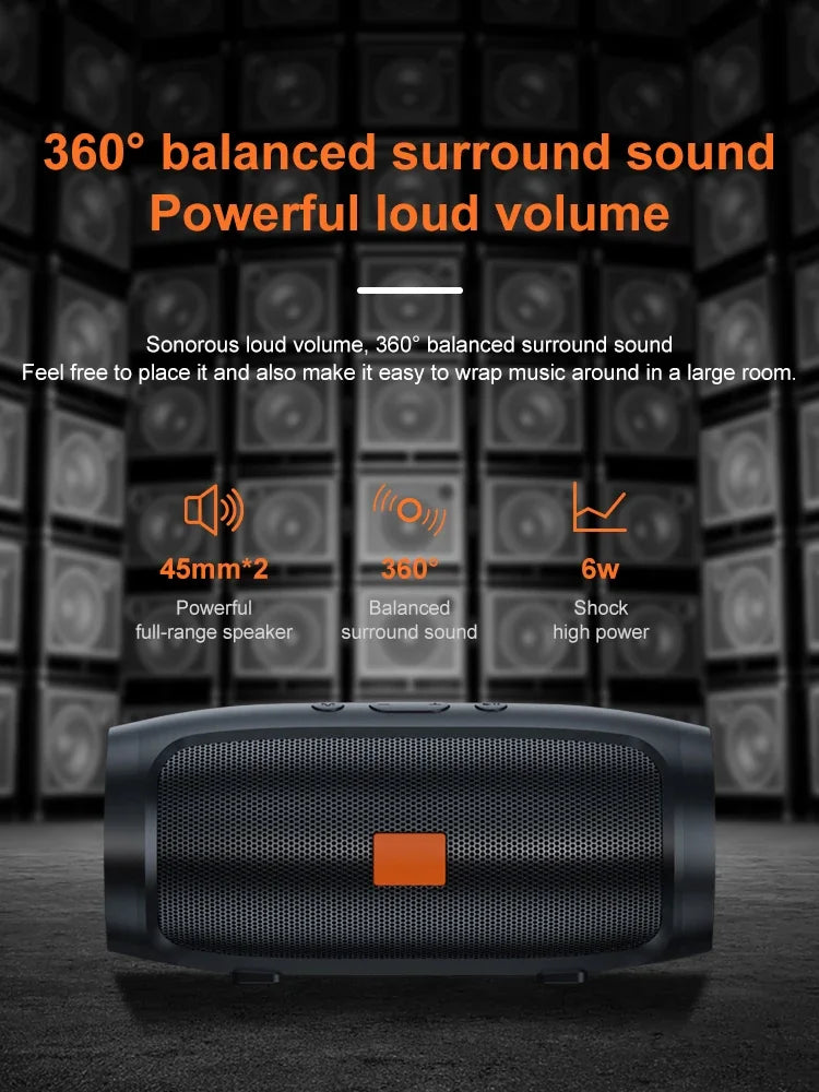 TF USB Portable Bluetooth Speaker