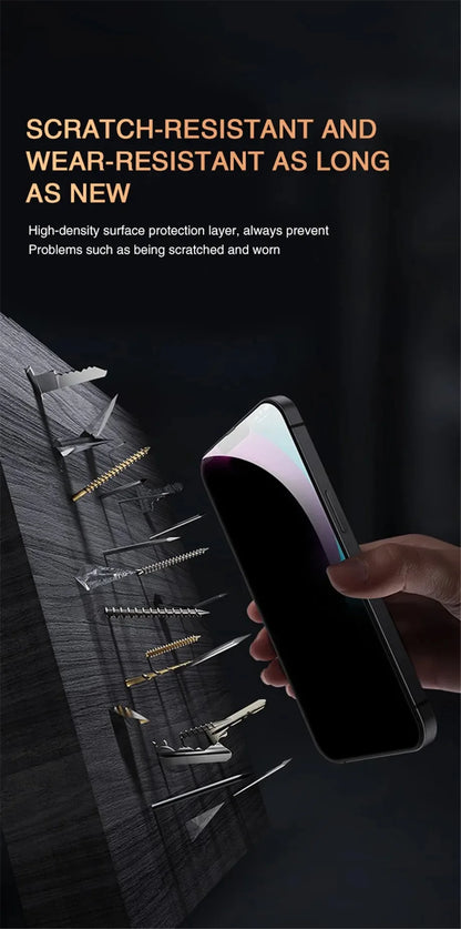 Anti-Spy Tempered Glass Screen Protector – Secure Your Privacy, Protect Your Screen