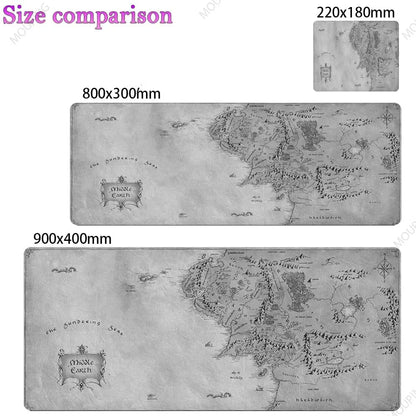 Vintage Map Deskmat,OLD MAP of The World Gaming Mouse Pad Laptop Office Home Mousepad Gamer Keyboard Carpet Computers Mouse Mats