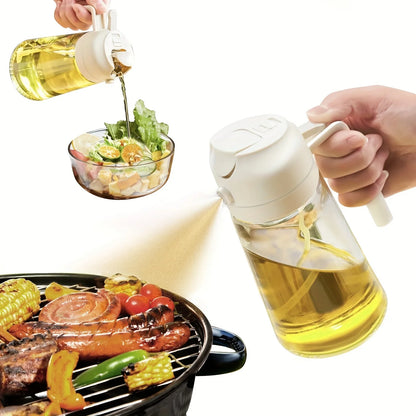 2in1 500ml Plastic Oil Sprayer/Dispenser