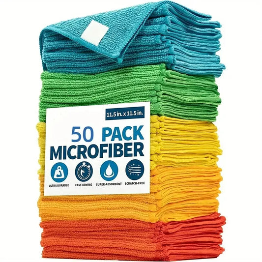 1-20Pcs Microfiber Towels For Household Cleaning, Auto Detailing or Polishing