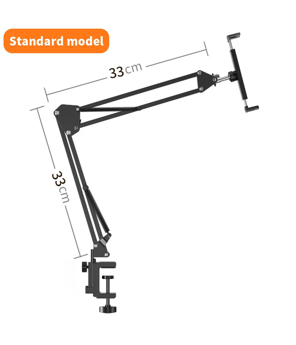 Adjustable Metal Arm Tablet Mount