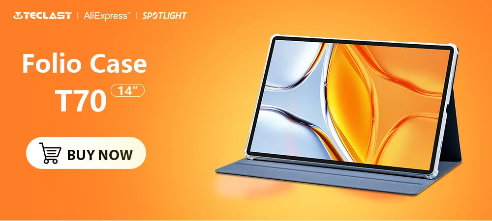 Teclast T70 Tablet 14" FHD Display Android 14 MTK Helio G99 8GB+256GB 10000mAh Battery 18W 4G LTE Global Version