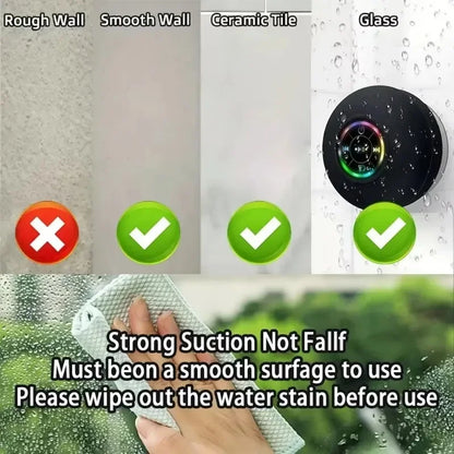 Mini Portable Bluetooth Audio IPX4 Waterproof Wall Speaker