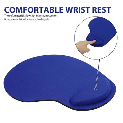 Ergonomic Wrist Rest Mouse Pad - Comfortable Wrist Support