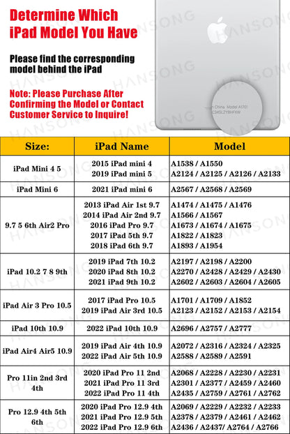 For iPad Keyboard Case For iPad 2024 iPad Air 11-in 13-in M2 Pro 11-in 13-in M4 Pro 11 12.9 10.2 9/8/7th 10.5 9.7 Air 3 2 Case