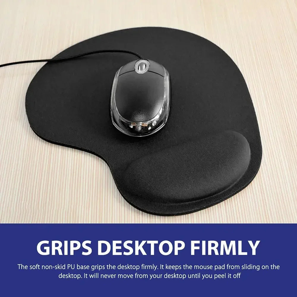 Ergonomic Wrist Rest Mouse Pad - Comfortable Wrist Support