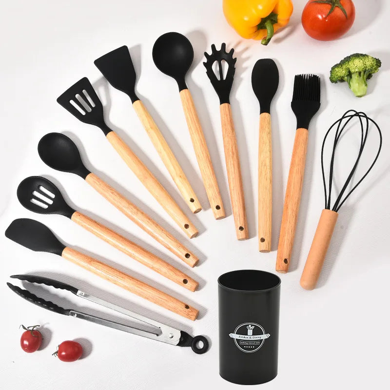 12-Piece Silicone Kitchen Utensil Set
