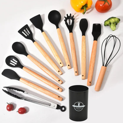 12-Piece Silicone Kitchen Utensil Set