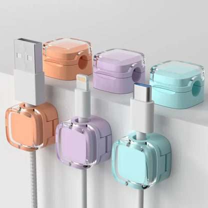 VIKEFON 6pcs Magnetic Cable Management Clips