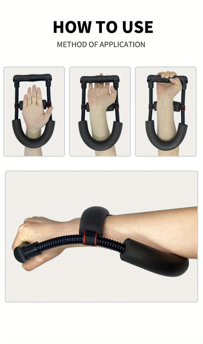 Get Stronger Wrist Muscles with Power Wrists Exerciser for Strength Training Arms Trainer Workout Equipments Wrestling Handle