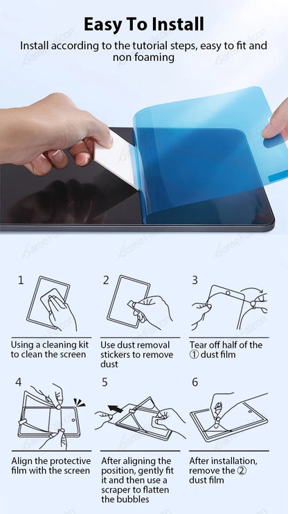 Paper Like Film Screen Protector For iPad
