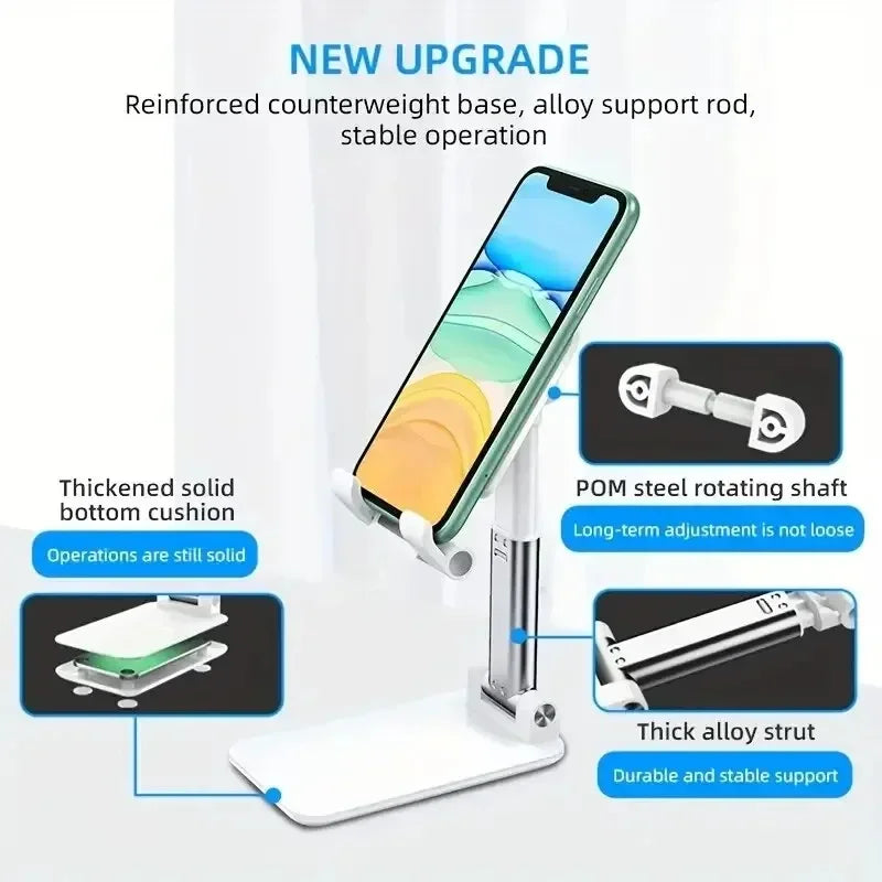 Foldable Mobile Phone Holder and Tablet Desk Mount
