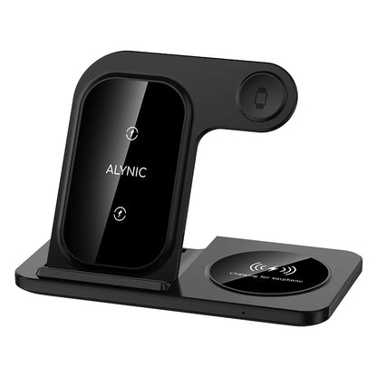 3 in 1 Wireless Charger Stand Pad For iPhone 15 14 13 12 X Max Foldable Fast Charging Station Dock For IWatch 8 7 SE AirPods Pro