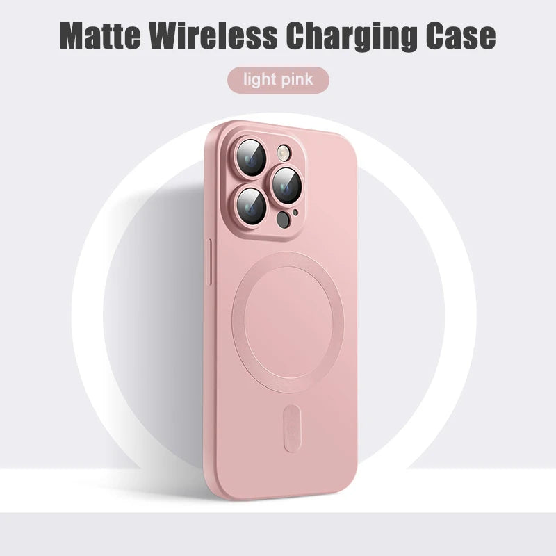 Original Matte Silicone Magnetic Case For iPhone 1