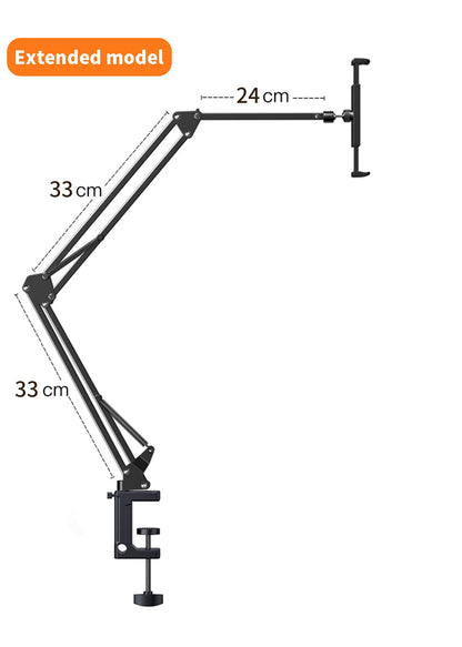 Adjustable Metal Arm Tablet Mount