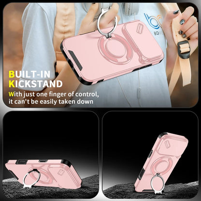 Armor Shockproof Magnetic Ring Stand Holder Phone Case For iphone 17 Pro Max Camera Protection Cover For iphone17 Air Case