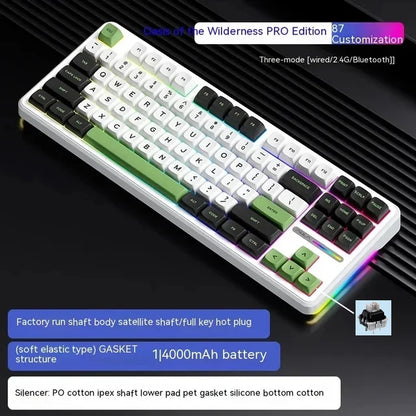 AULA F87 Pro - Wireless Mechanical Keyboard - Silent Keys