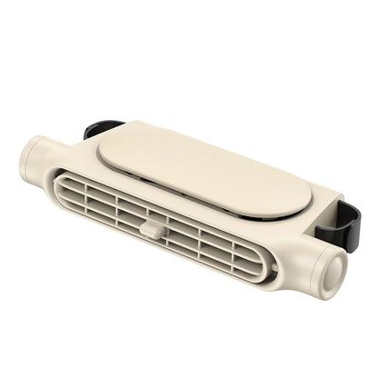 Portable Car Seat Fan for Front Rear Seat Passenge USB Powered Car Headrest Cooling Air Fan Adjustable Strap Car Interior Fan