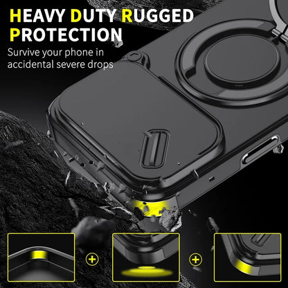 Armor Shockproof Magnetic Ring Stand Holder Phone Case For iphone 17 Pro Max Camera Protection Cover For iphone17 Air Case