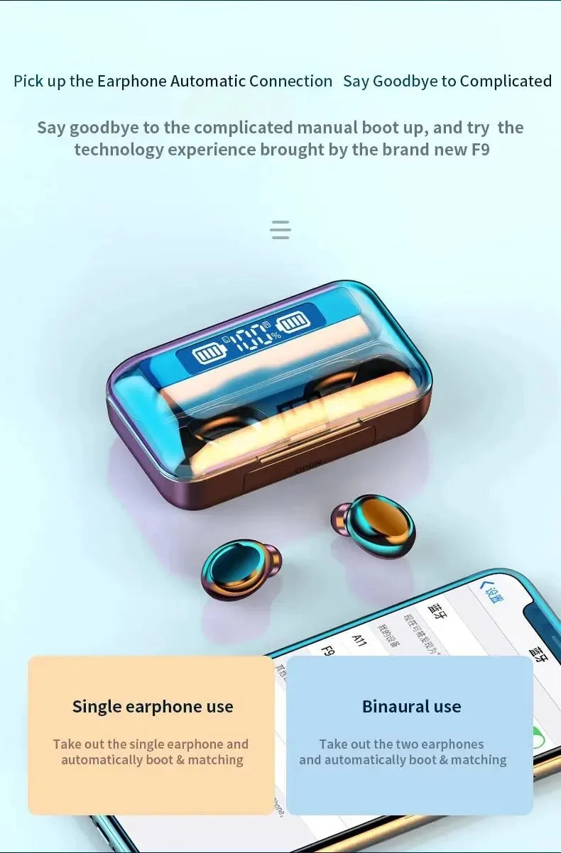 Briame F9 Wireless Bluetooth earphones