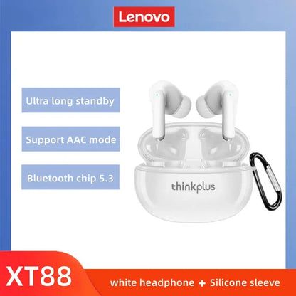 Original Lenovo XT88 Wireless Bluetooth Earbuds Hifi Music Earphone With Microphone Headphone Sport Waterproof Headset 2022 New
