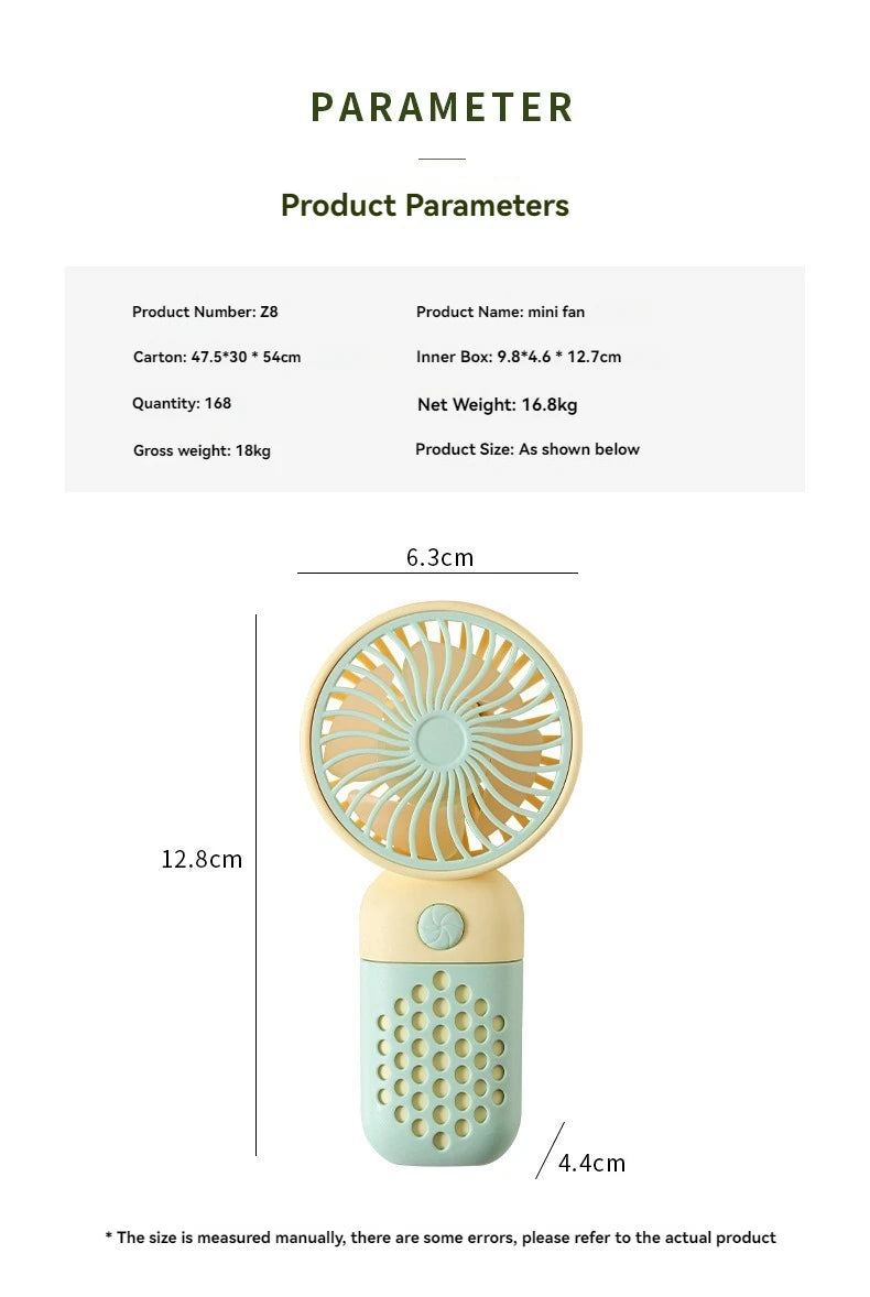 FUNLTU Handheld Chargeable Fan