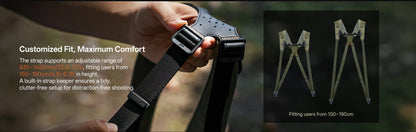 PGYTECH Camera Strap Master, Leather Dual Shoulder Harness for 3 Cameras, Adjustable Camera Harness for Professional Photographe