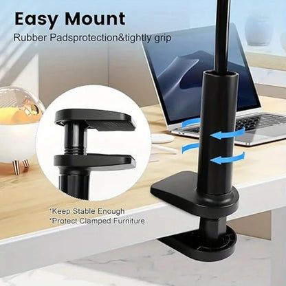 360° Adjustable Mobile Phone Holder Universal Flexible Clip Stand Smartphone Holder Lazy Holder Bed Desktop Bracket Mount Stand