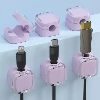 VIKEFON 6pcs Magnetic Cable Management Clips