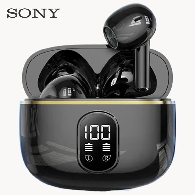 Sony True Wireless Earphone HIFI Stereo Sound ENC Bluetooth Headphones Power Display Earbuds For IPhone Samsung Headset Cable