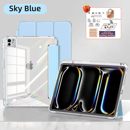 For 2024 iPad Air 6 Case iPad Air 5  6 11 iPad Pro 11 12.9 13 10 Gen 10.2 9th 8th 7th 9.7 6th 5th Mini 7 6 Case With Pen Holder
