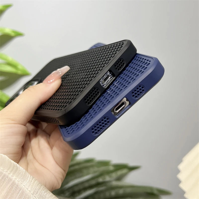 Heat Dissipation Magsafe Mesh Case For iPhone