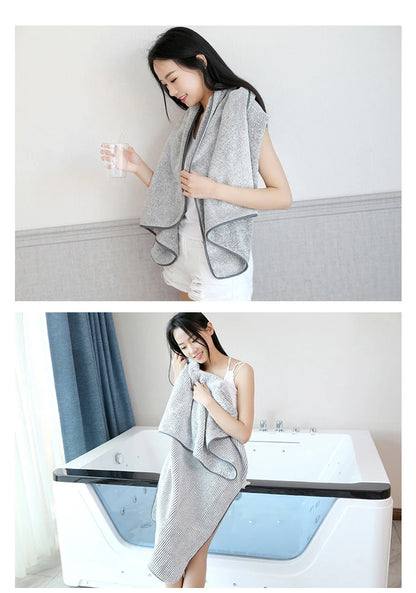 1PCS Thickened Bath Towels - 100% Bamboo Fiber