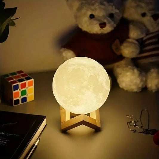 1 LED Moon Light Galaxy Lamp - Bedroom Decoration (Warm Light)
