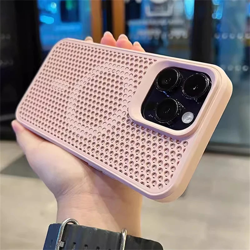 Heat Dissipation Magsafe Mesh Case For iPhone