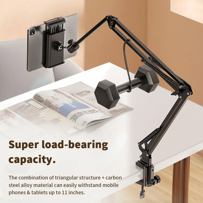 Adjustable Metal Arm Tablet Mount