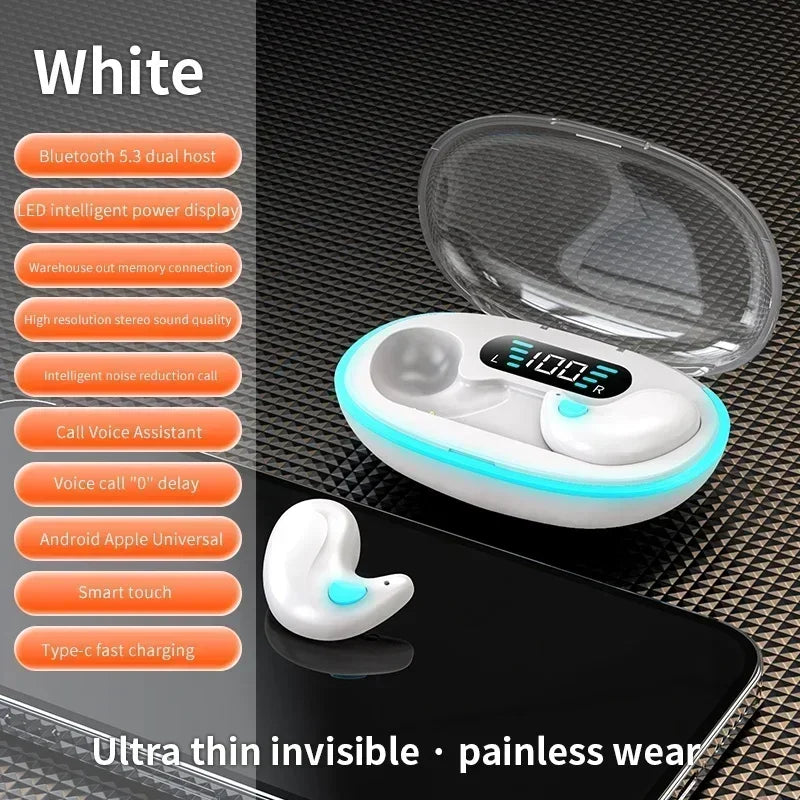 X55 Sleeping Earbuds Wireless Mini Headphones For Work