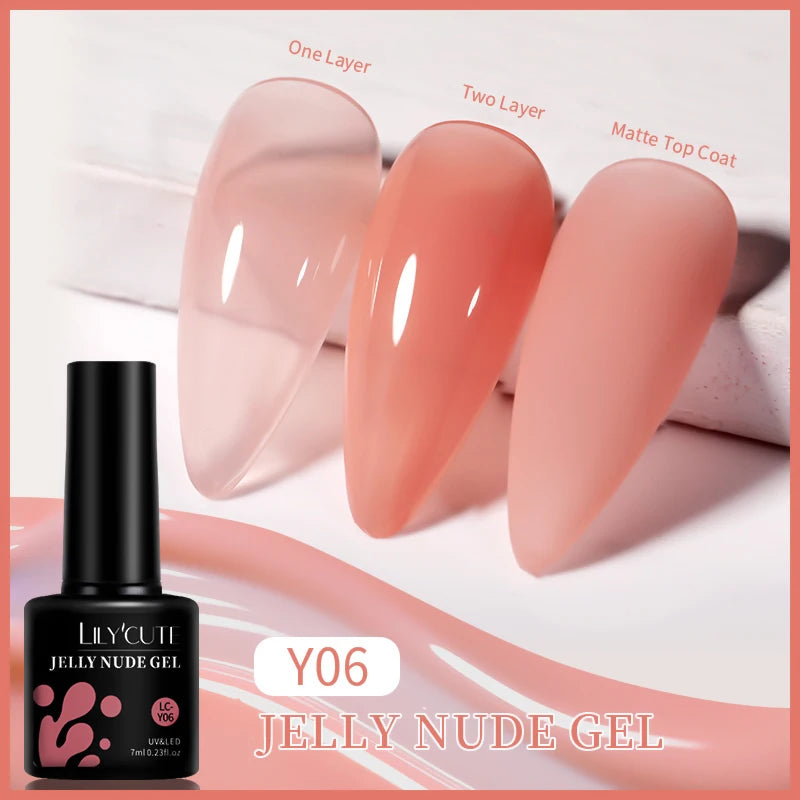LILYCUTE 129 Colors Nail Gel Polish