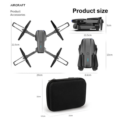E99 Pro Drone Quadcopter Remote Control Handle Four Axis Aircraft HD 6K Photography UAV Altitude Fixation Helicopter Toys