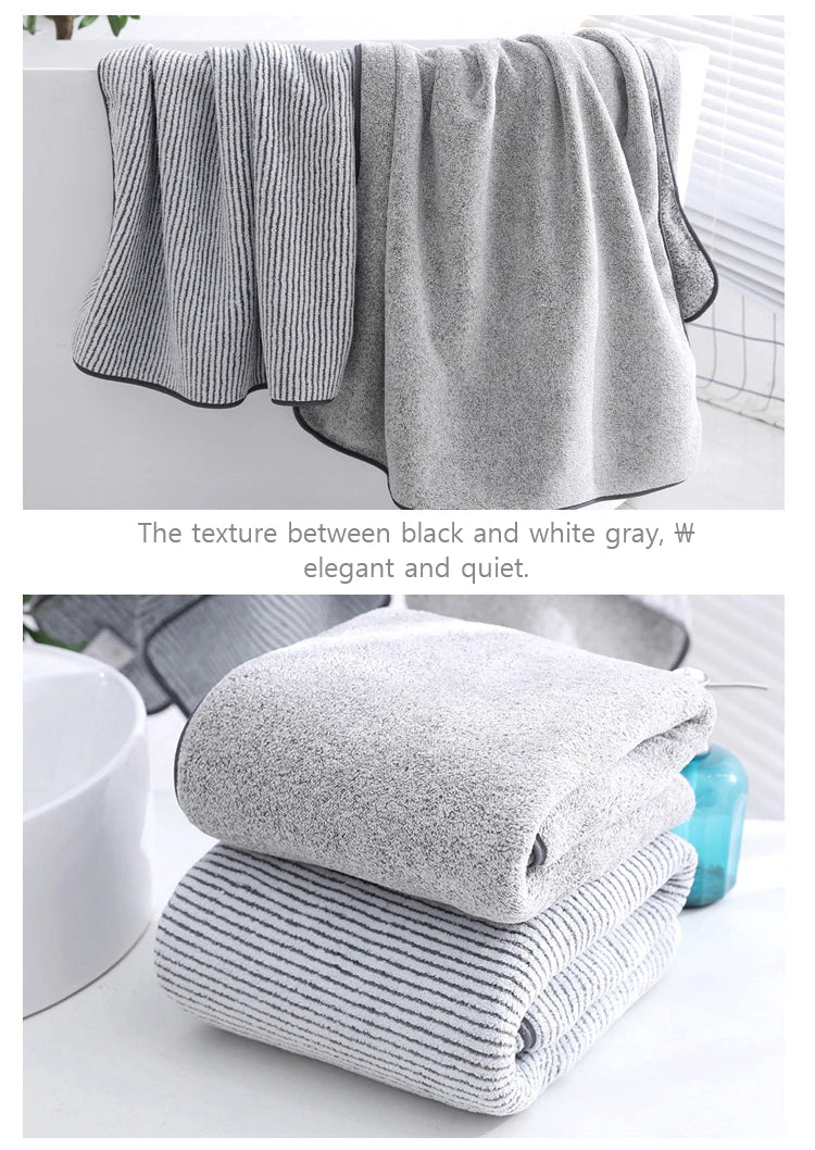 1PCS Thickened Bath Towels - 100% Bamboo Fiber