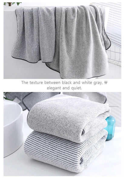 1PCS Thickened Bath Towels - 100% Bamboo Fiber