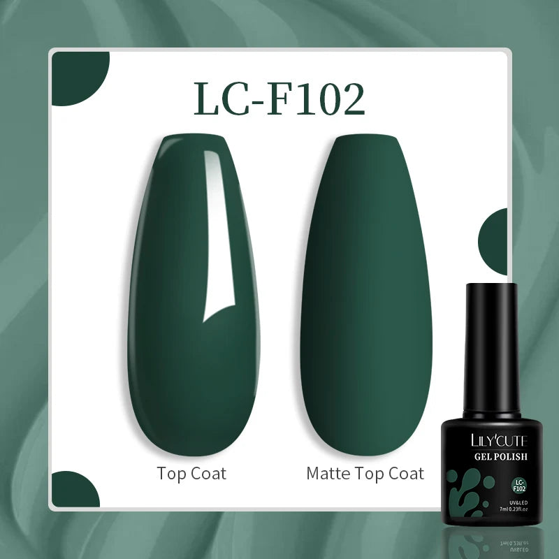 LILYCUTE 129 Colors Nail Gel Polish