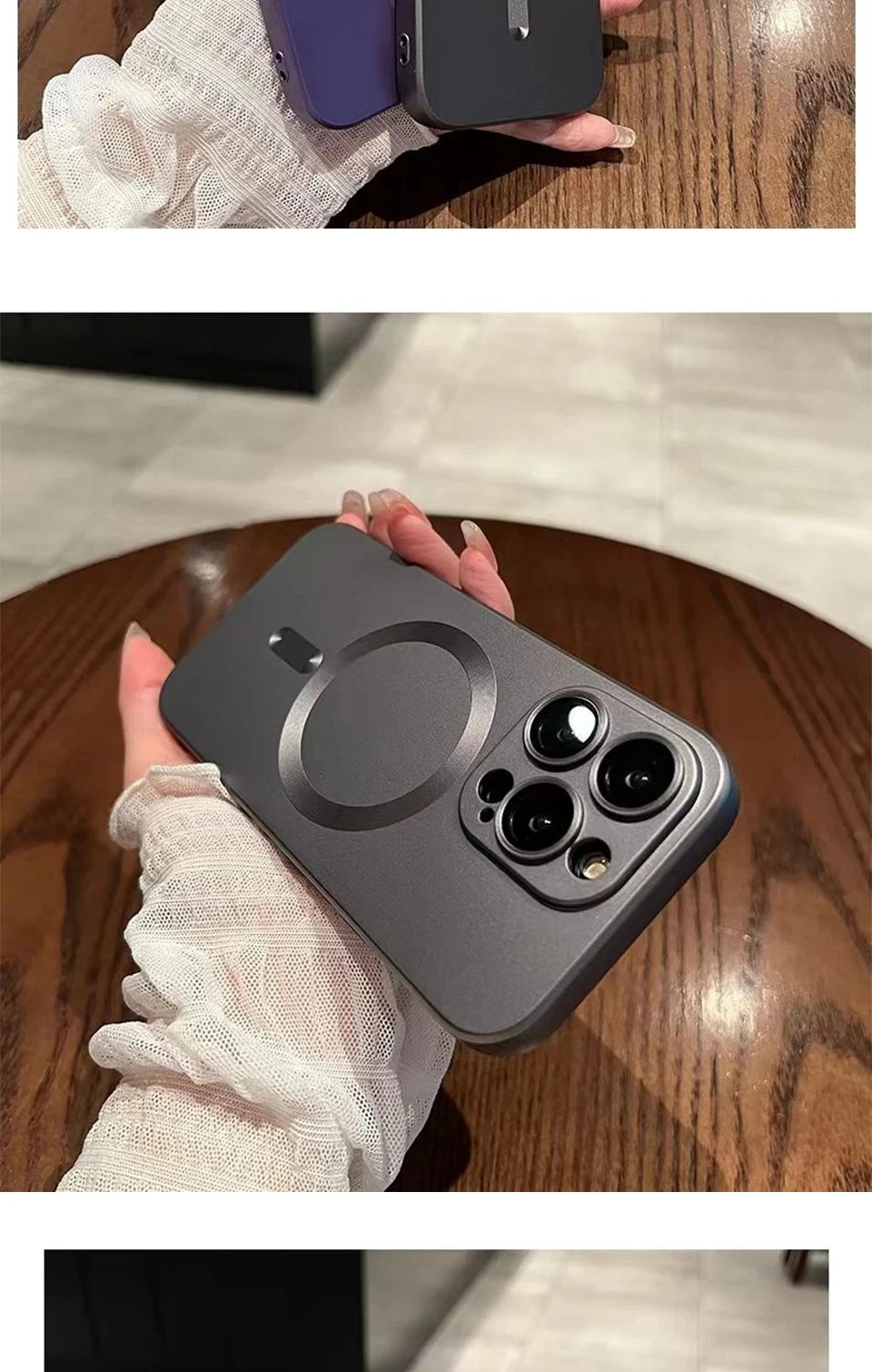 Original Matte Silicone Magnetic Case For iPhone 1