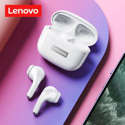 Choice Lenovo LP40 Pro TWS Bluetooth Earphones Touch Control Music Sport Headset Noise Reduction Gaming Headphones 250mAh New