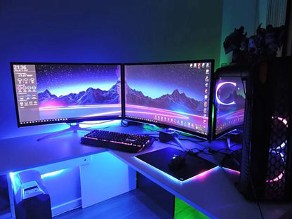 5V RGB 5050 LED Light Strip Tape USB Bluetooth With 24Keys Remote Control Color Change Flexible Lamp Tape Ribbon Diode For Home