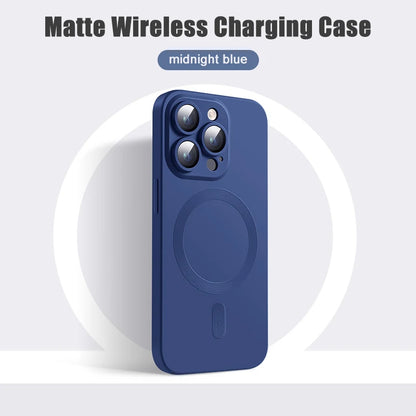 Original Matte Silicone Magnetic Case For iPhone 1